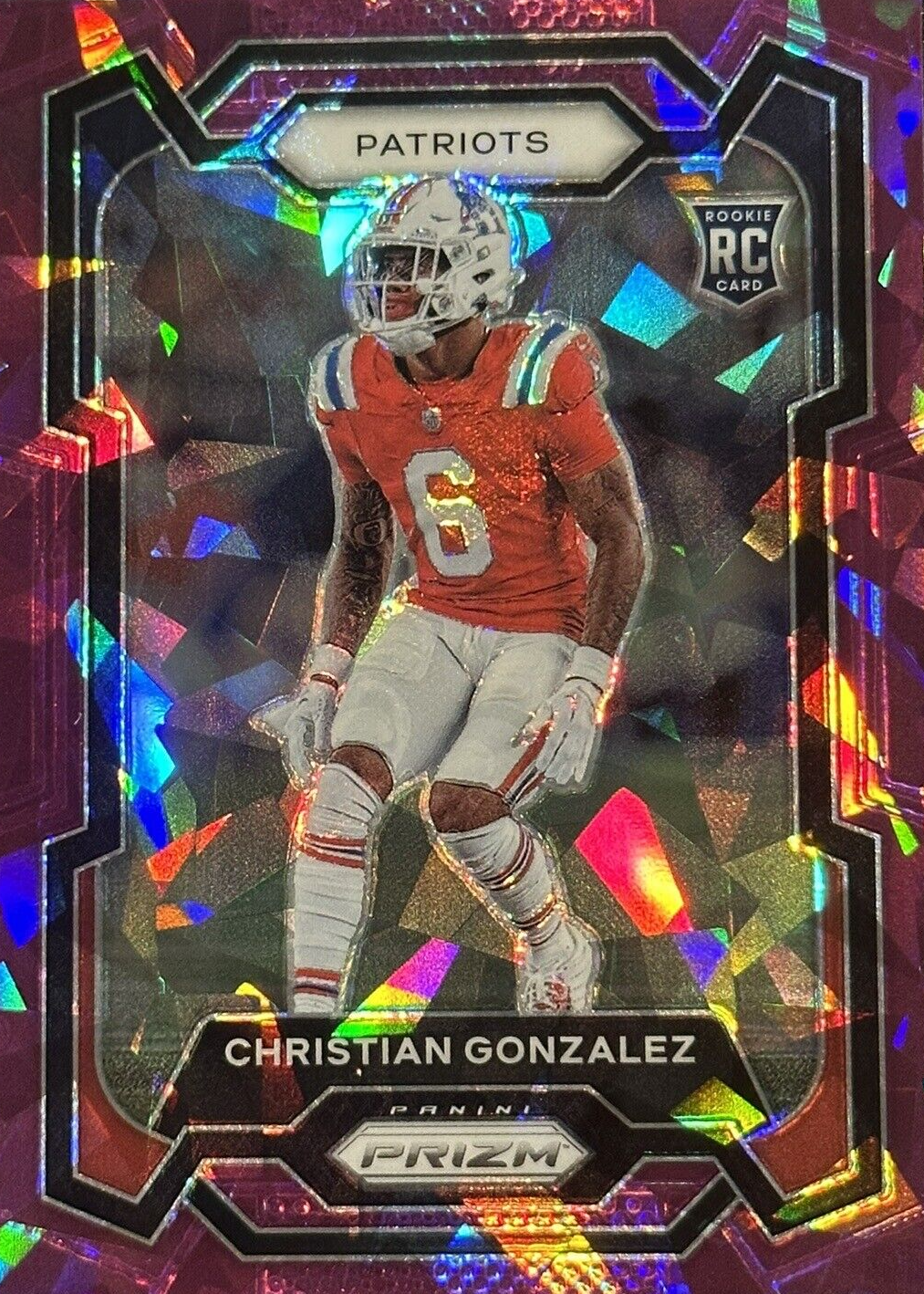 ビジョンズほぼハーフコンプリート Christian Gonzalez 2023 Prizm #369 Purple Ice /225 Price Guide