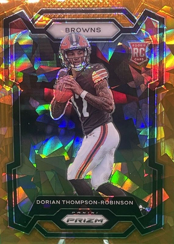 Dorian Thompson-Robinson 2023 Prizm #322 Orange Ice Rookie BGS 9.5