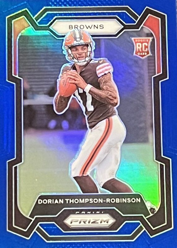 Dorian Thompson-Robinson 2023 Prizm #322 Blue /(SSP) Rookie BGS 9.5