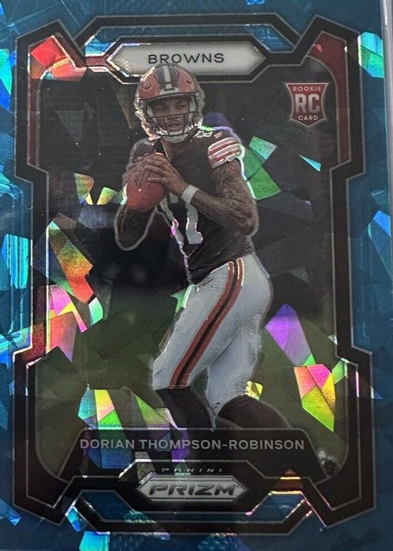 Dorian Thompson-Robinson 2023 Prizm #322 Blue Ice /99 Rookie SGC 10