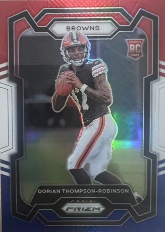 Dorian Thompson-Robinson 2023 Prizm #322 Red White Blue Rookie BGS 9