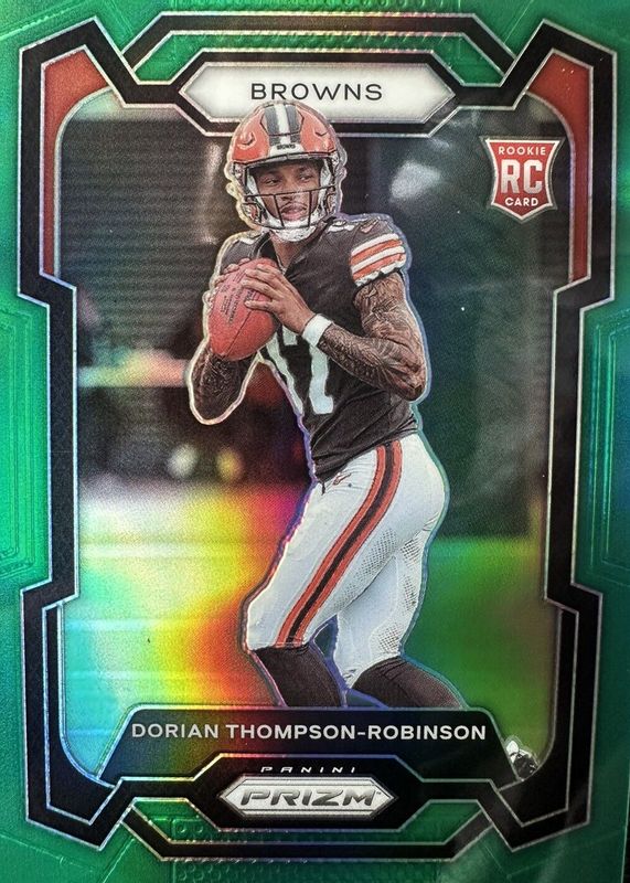 Dorian Thompson-Robinson 2023 Prizm #322 Green Rookie SGC 9.5