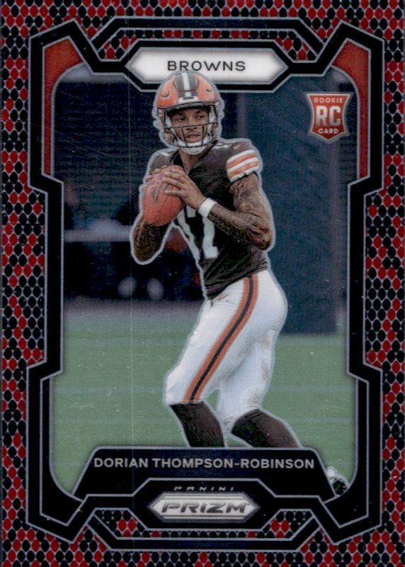 Dorian Thompson-Robinson 2023 Prizm #322 Snakeskin /(SSP) Rookie SGC 10