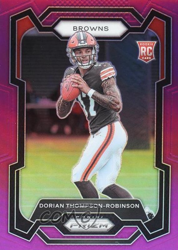 Dorian Thompson-Robinson 2023 Prizm #322 Purple /125 Rookie SGC 10