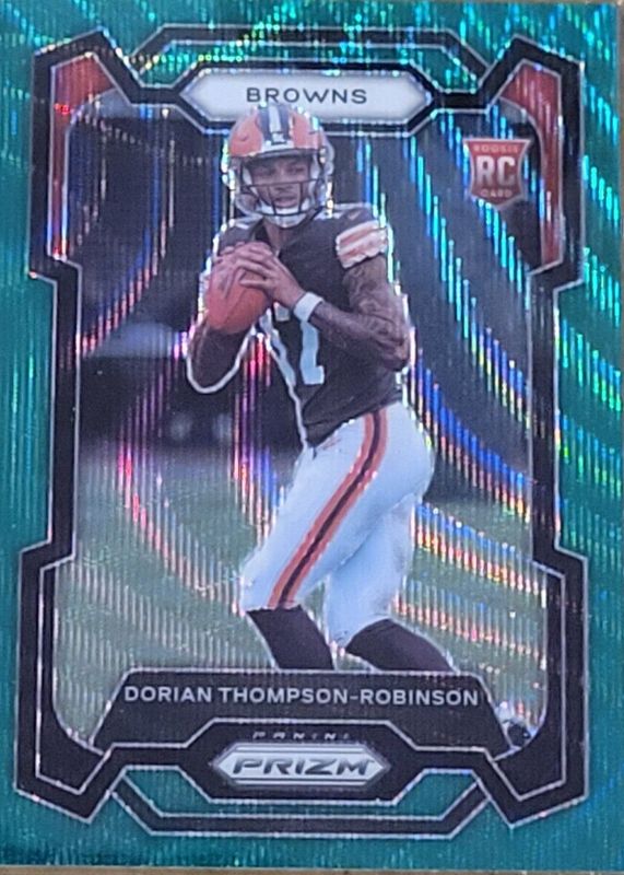 Dorian Thompson-Robinson 2023 Prizm #322 Green Wave Rookie SGC 10