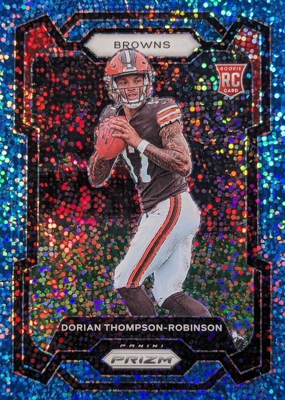 Dorian Thompson-Robinson 2023 Prizm #322 Blue Sparkle /96 Rookie BGS 9.5