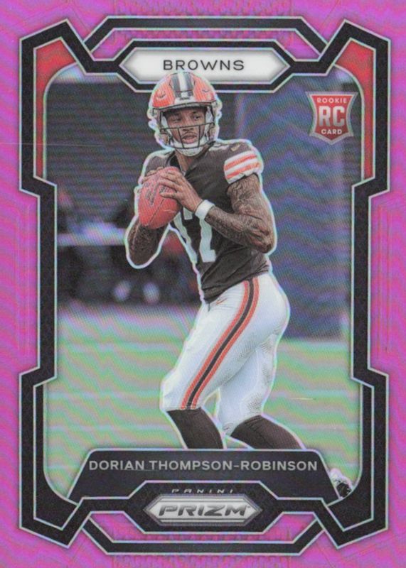 Dorian Thompson-Robinson 2023 Prizm #322 Pink Rookie PSA 10