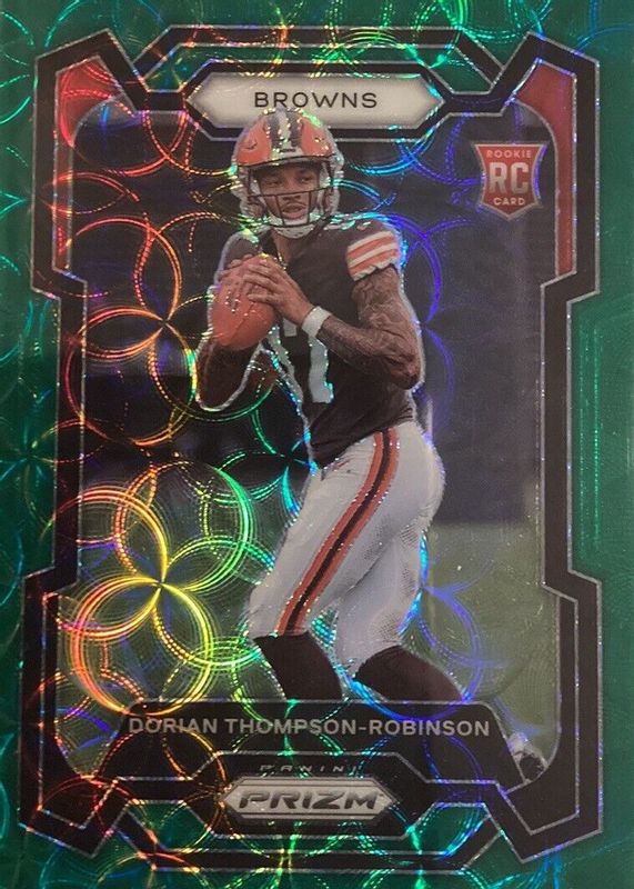 Dorian Thompson-Robinson 2023 Prizm #322 Green Scope /75 Rookie PSA 10