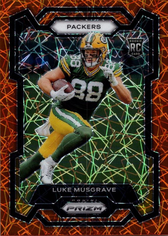 Luke Musgrave 2023 Prizm #337 Lazer Rookie PSA 10