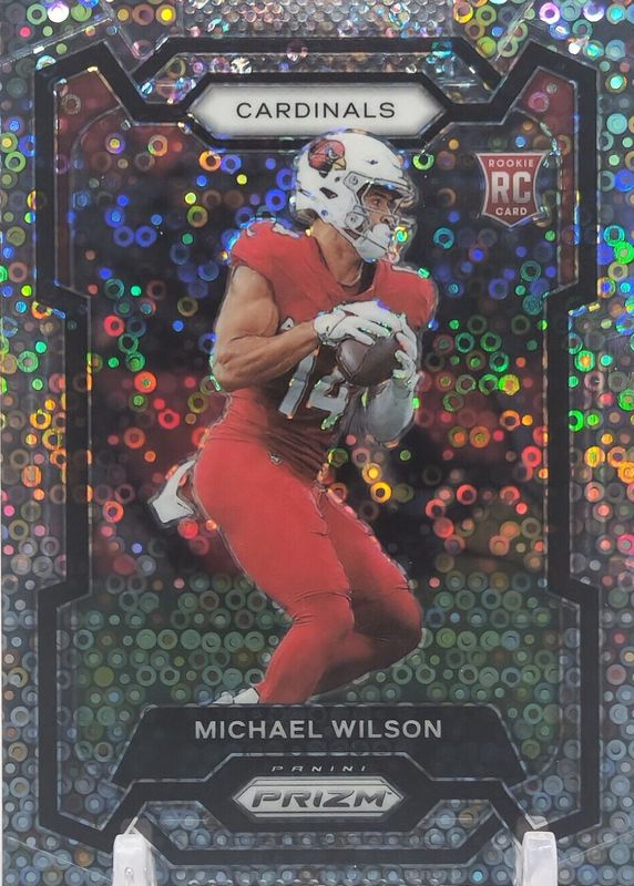 Michael Wilson 2023 Prizm #303 No Huddle Rookie PSA 10