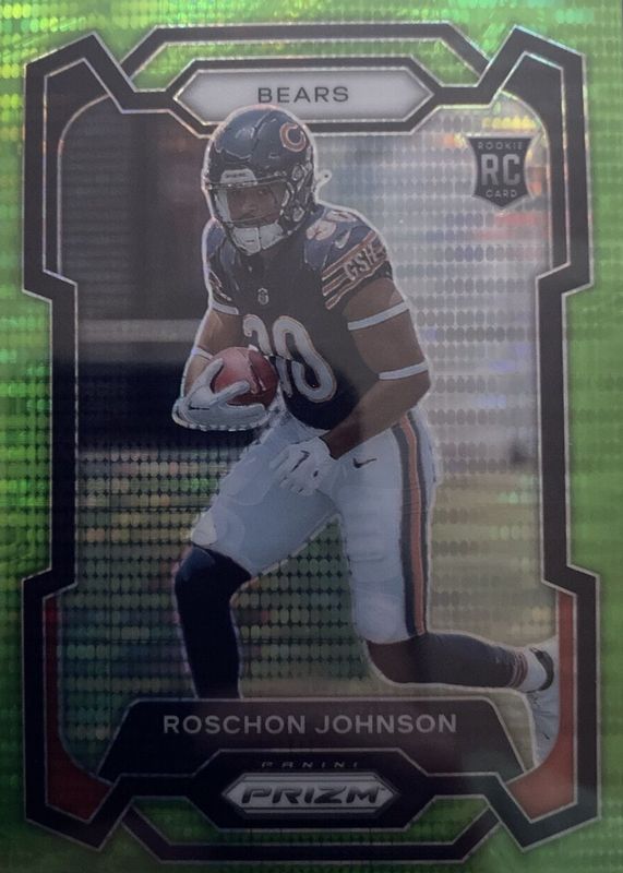 Roschon Johnson 2023 Prizm #314 Green Rookie SGC 9.5