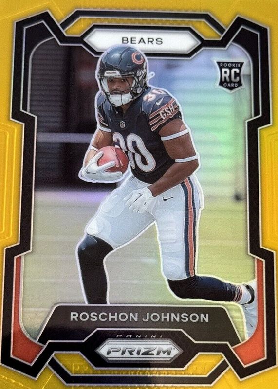 Roschon Johnson 2023 Prizm #314 Gold /10 Rookie SGC 9.5