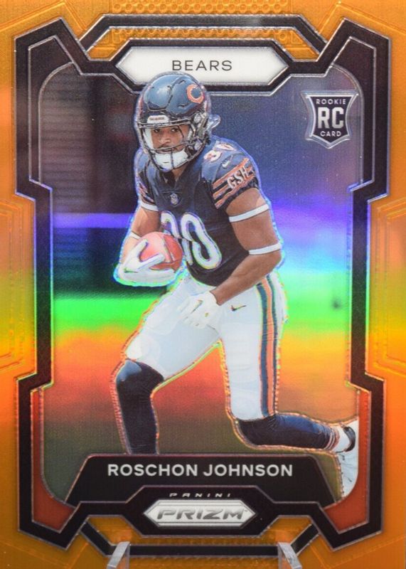 Roschon Johnson 2023 Prizm #314 Orange /249 Rookie SGC 10