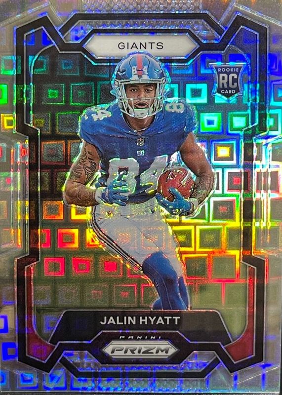 Jalin Hyatt 2023 Prizm #378 Pandora /400 Rookie PSA 10