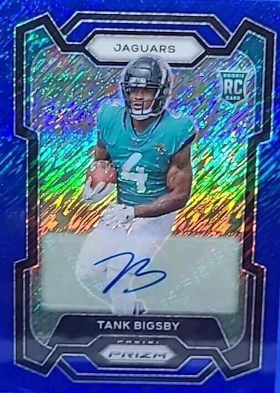 Tank Bigsby 2023 Prizm #348 Blue Shimmer /25 Rookie BGS 9.5