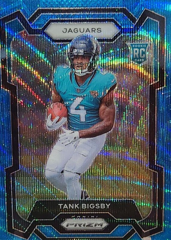 Tank Bigsby 2023 Prizm #348 Blue Wave /199 Rookie PSA 9