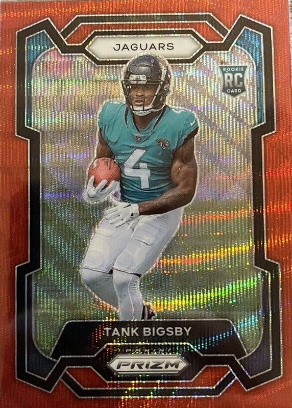 Tank Bigsby 2023 Prizm #348 Red Wave /149 Rookie SGC 9.5