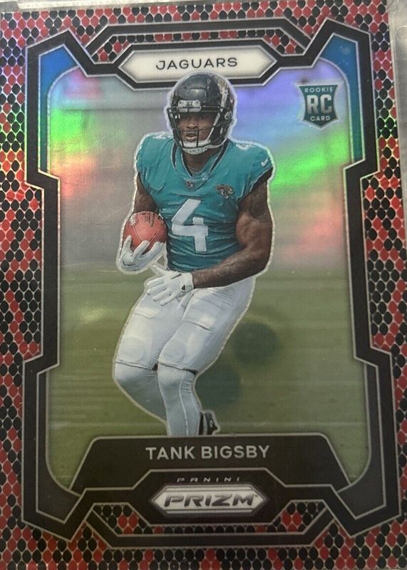 Tank Bigsby 2023 Prizm #348 Snakeskin /(SSP) Rookie PSA 9