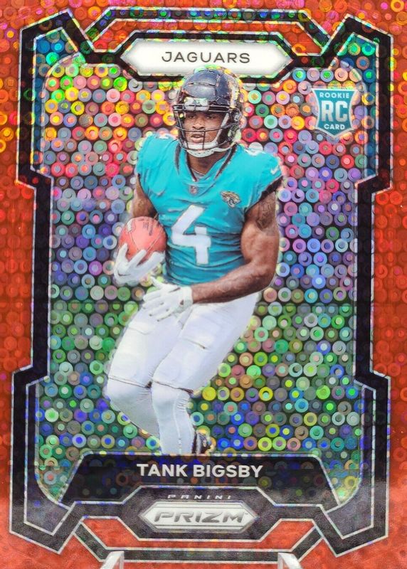 Tank Bigsby 2023 Prizm #348 No Huddle Red /70 Rookie SGC 9.5