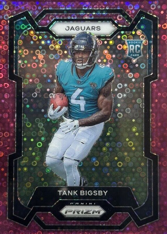 Tank Bigsby 2023 Prizm #348 No Huddle Pink /15 Rookie PSA 10