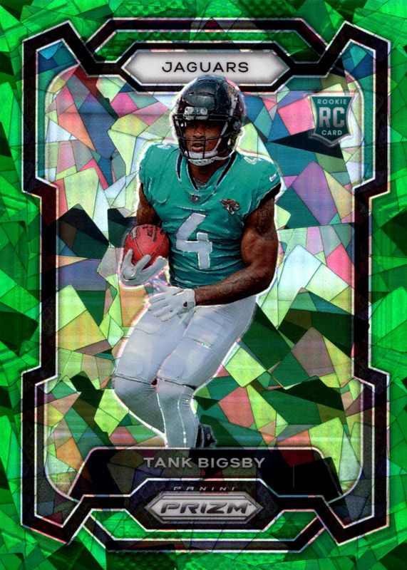 Tank Bigsby 2023 Prizm #348 Green Ice Rookie PSA 9