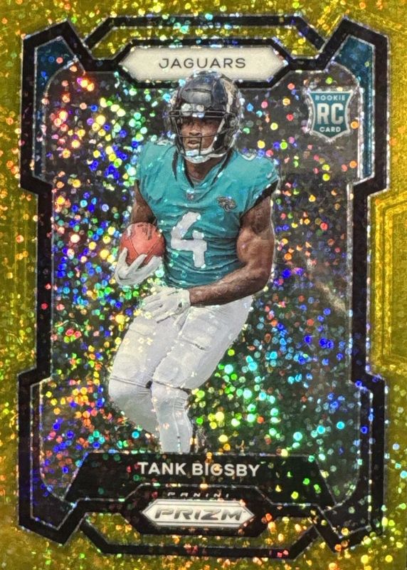 Tank Bigsby 2023 Prizm #348 Gold Sparkle /24 Rookie RAW