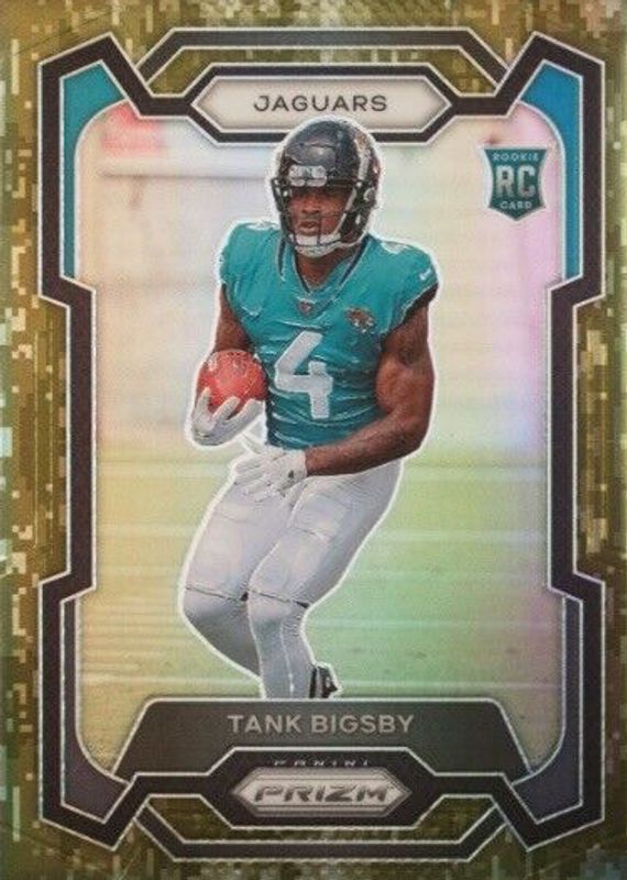 Tank Bigsby 2023 Prizm #348 Forest Camo /15 Rookie RAW