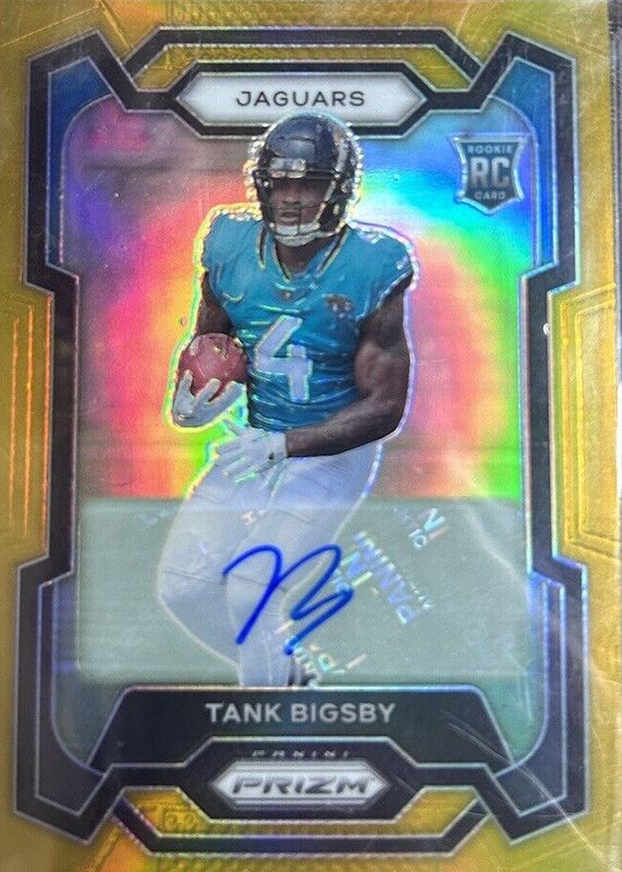 Tank Bigsby 2023 Prizm #348 Rookie Autographs - Gold /10 Rookie RAW