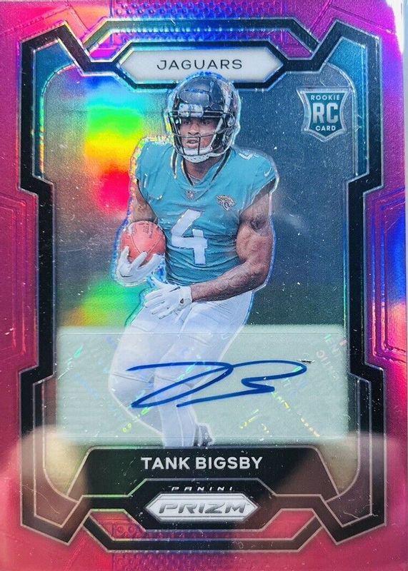 Tank Bigsby 2023 Prizm #348 Rookie Autographs - Pink Rookie SGC 10