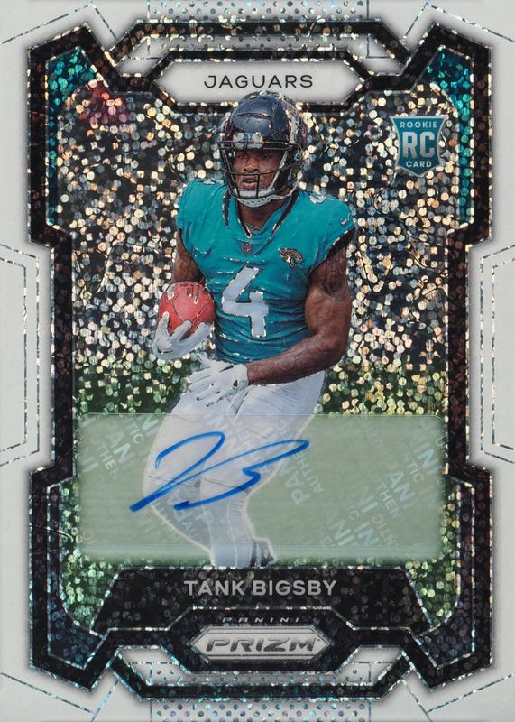 Tank Bigsby 2023 Prizm #348 Rookie Autographs - White Sparkle /1 Rookie PSA 9