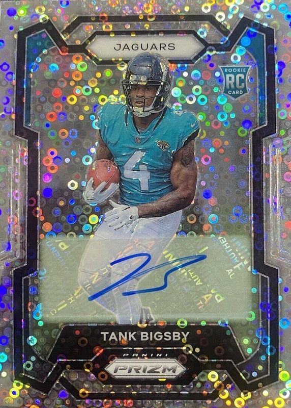 Tank Bigsby 2023 Prizm #348 Rookie Autographs - No Huddle Rookie BGS 9.5