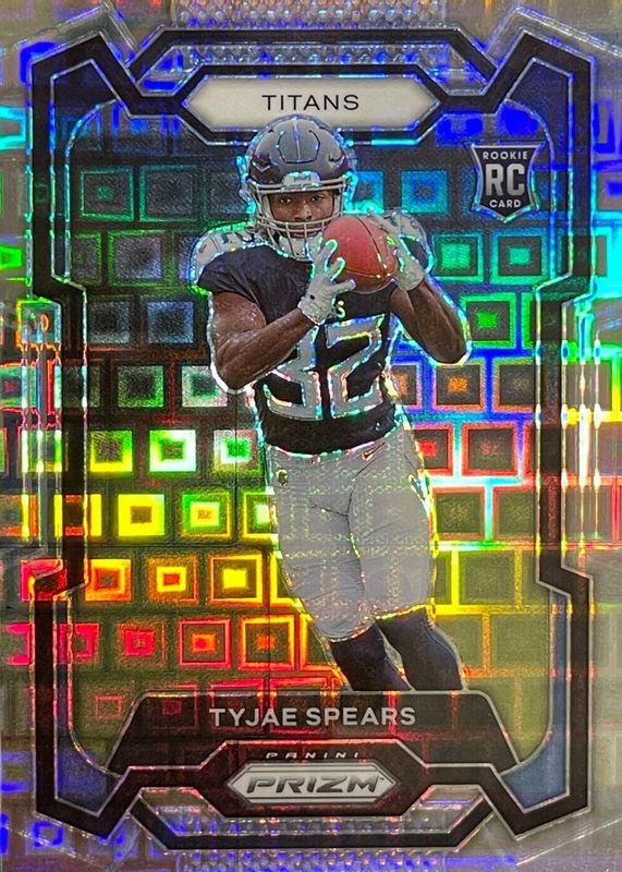 Tyjae Spears 2023 Prizm #396 Pandora /400 Rookie PSA 10