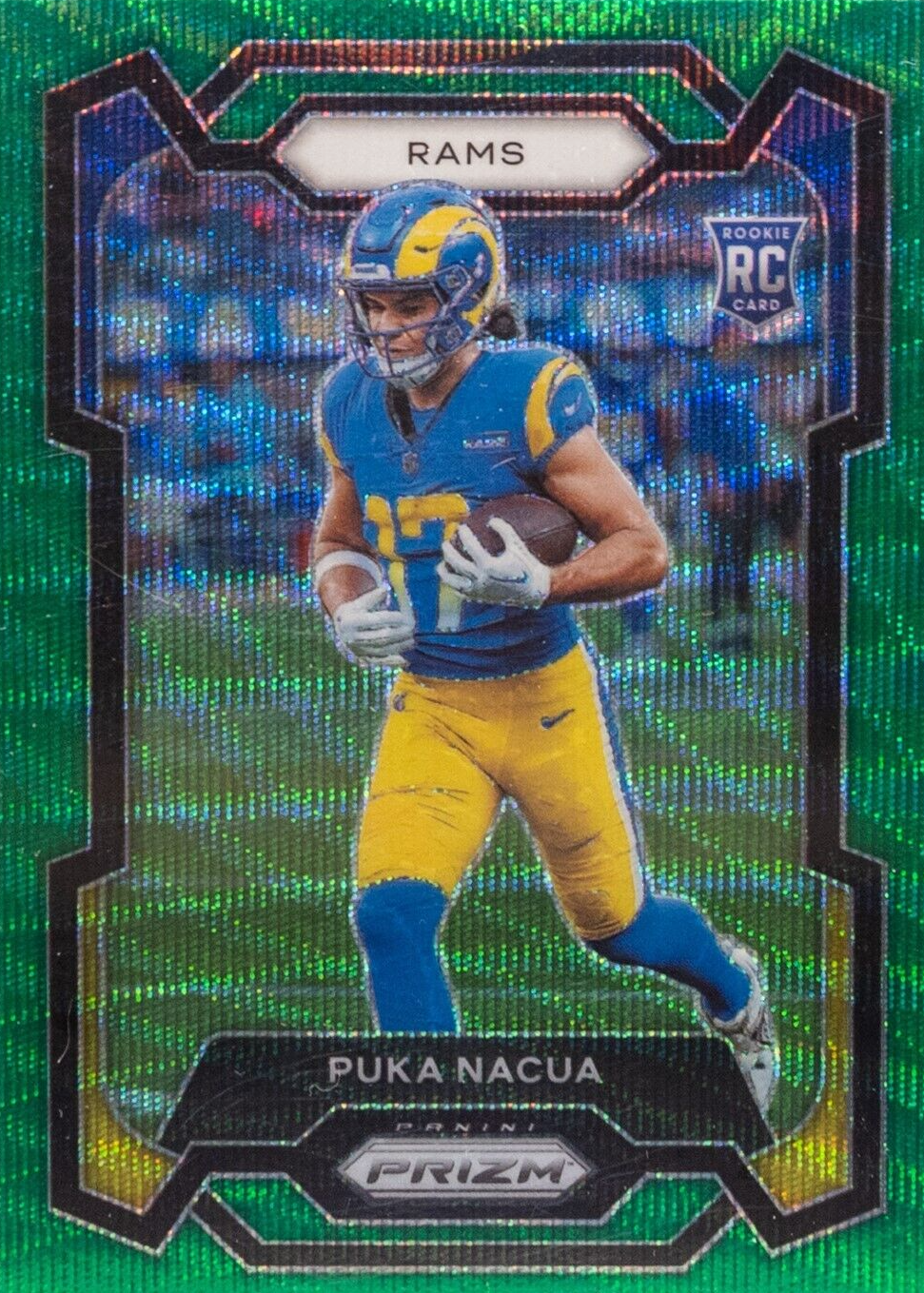 プーカ　Pu'ca Puka Nacua 2023 Prizm #357 Blue /(SSP) Price Guide - Sports