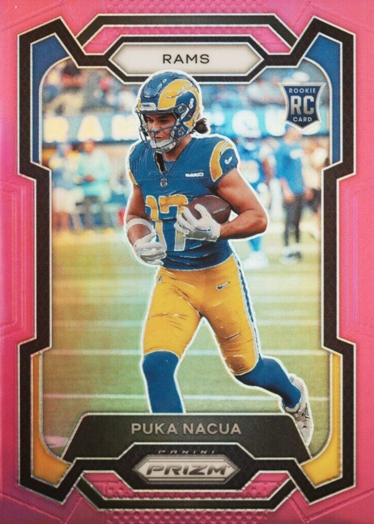 Puka Nacua 2023 Prizm #357 Pink Price Guide - Sports Card