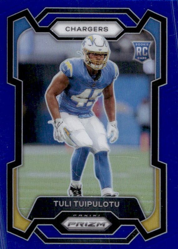 Tuli Tuipulotu 2023 Prizm #354 Blue /(SSP) Rookie RAW