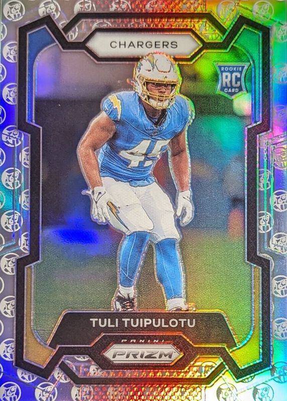 Tuli Tuipulotu 2023 Prizm #354 White Knight /3 Rookie RAW