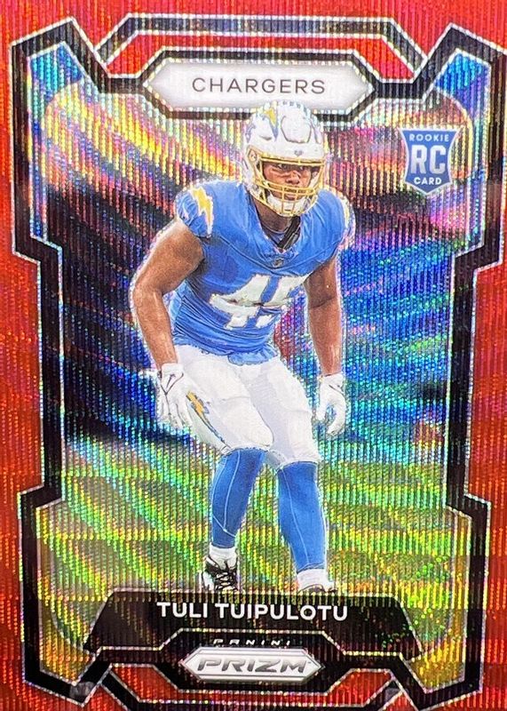 Tuli Tuipulotu 2023 Prizm #354 Red Wave /149 Rookie RAW