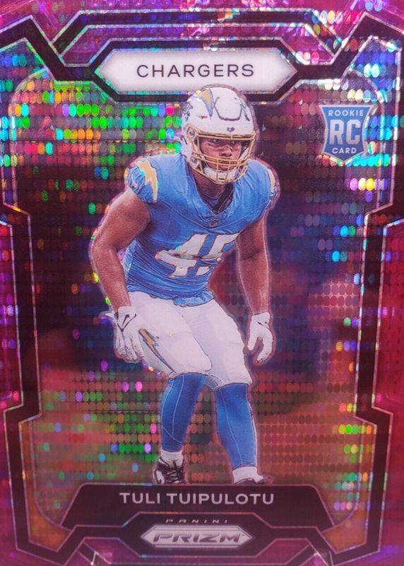 Tuli Tuipulotu 2023 Prizm #354 Purple Pulsar Rookie RAW