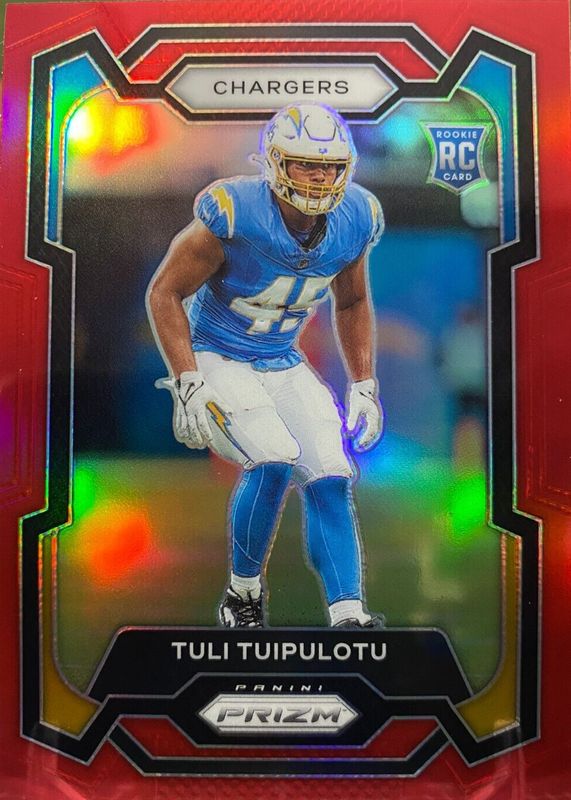 Tuli Tuipulotu 2023 Prizm #354 Red /(SSP) Rookie SGC 10