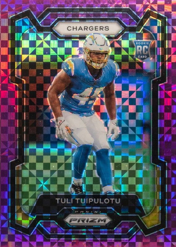 Tuli Tuipulotu 2023 Prizm #354 Purple Power /49 Rookie PSA 10