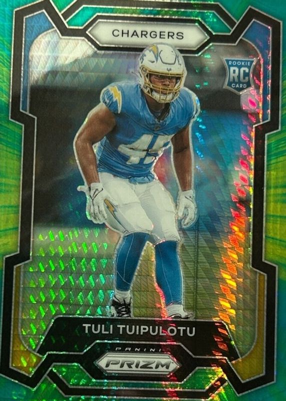 Tuli Tuipulotu 2023 Prizm #354 Hyper /175 Rookie RAW