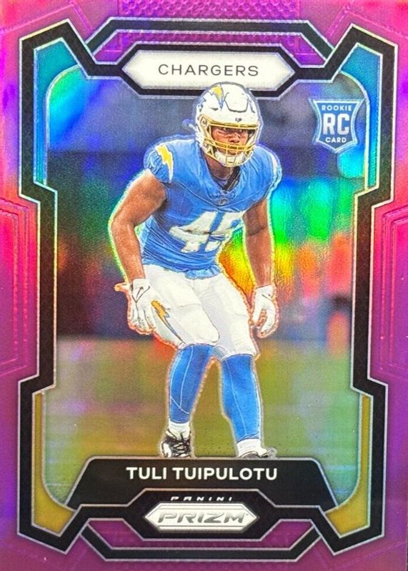 Tuli Tuipulotu 2023 Prizm #354 Purple /125 Rookie PSA 9