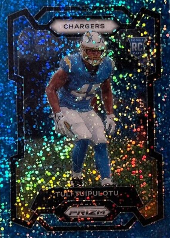 Tuli Tuipulotu 2023 Prizm #354 Blue Sparkle /96 Rookie SGC 10