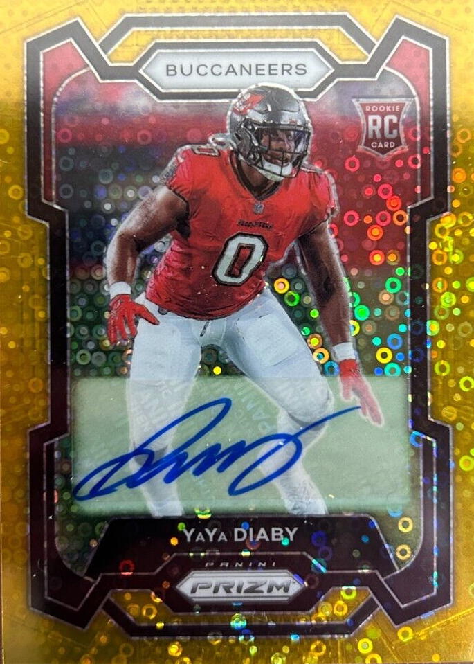 YaYa Diaby 2023 Prizm #394 Rookie Autographs - No Huddle