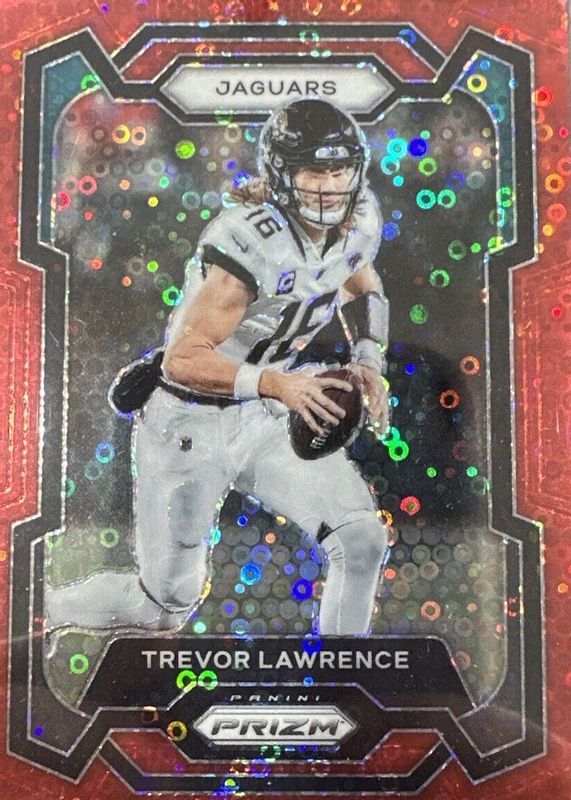 Trevor Lawrence 2023 Prizm #139 No Huddle Red /70 SGC 10