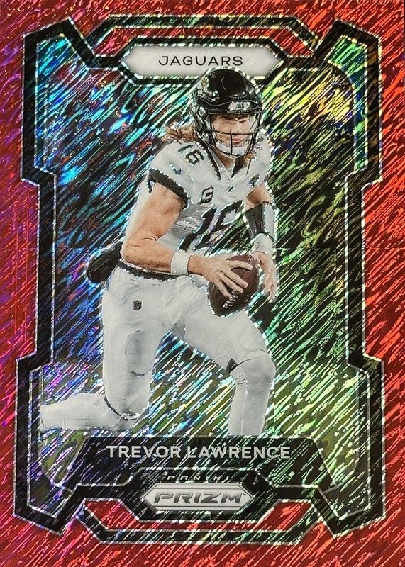 Trevor Lawrence 2023 Prizm #139 Red Shimmer /35 RAW