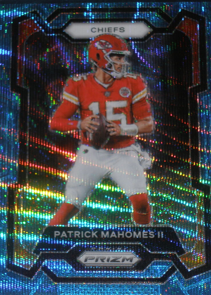 Patrick Mahomes II 2023 Prizm #149 Blue Wave /199 Price