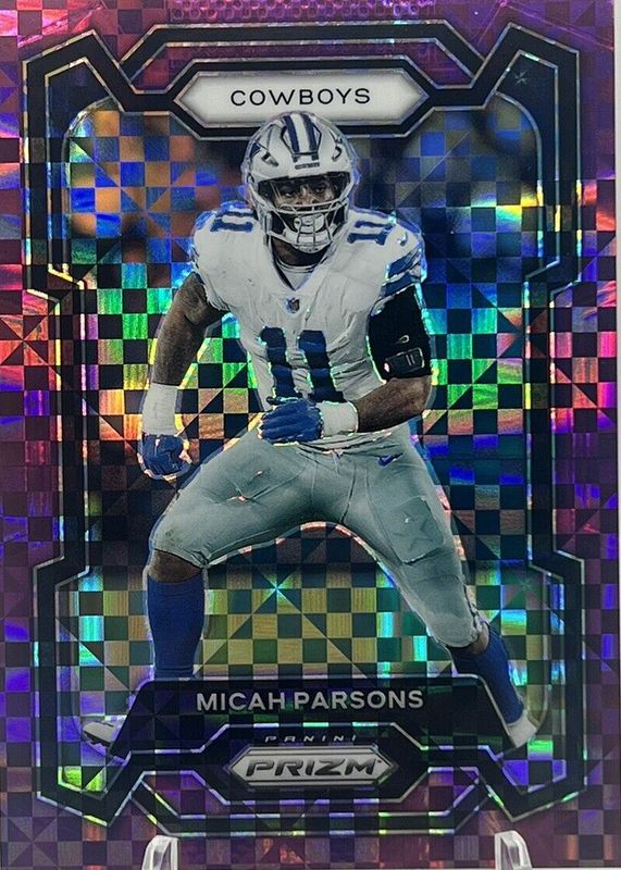 Micah Parsons 2023 Prizm #78 Purple Power /49 PSA 10