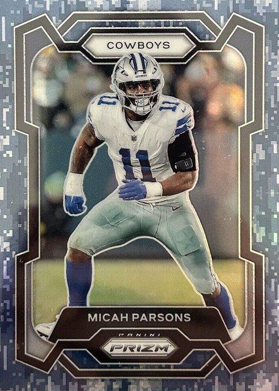 Micah Parsons 2023 Prizm #78 Navy Camo /25 PSA 10