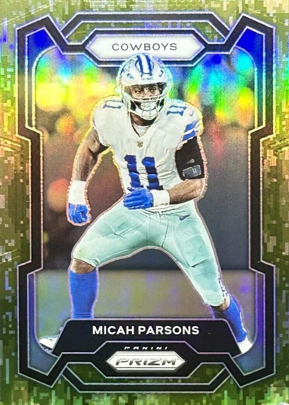 Micah Parsons 2023 Prizm #78 Forest Camo /15 PSA 10